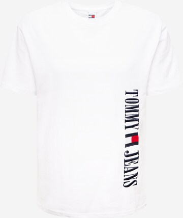 T-Shirt Tommy Jeans en blanc : devant