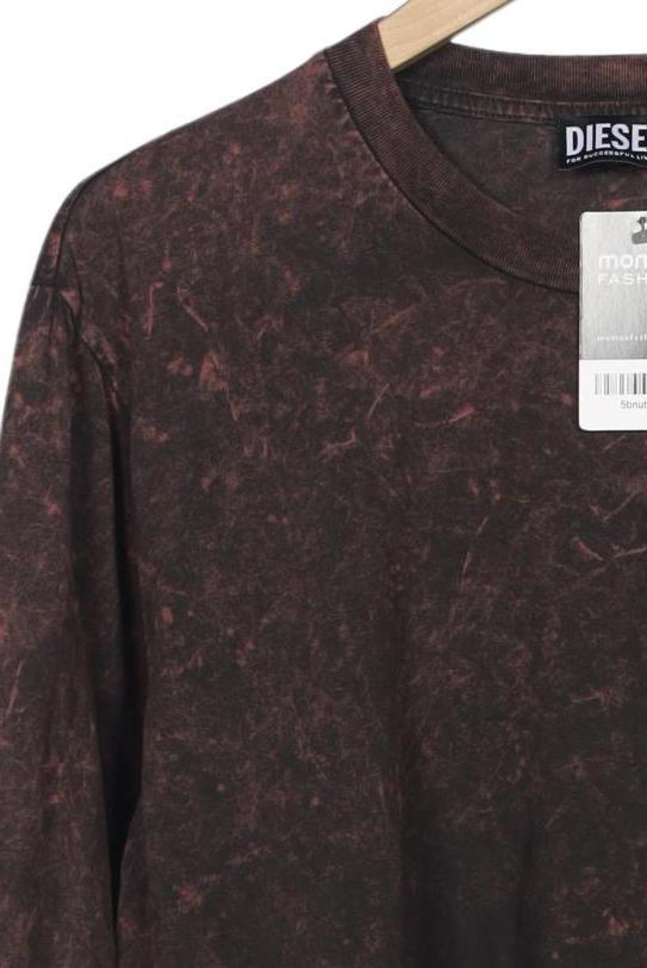 DIESEL Langarmshirt L in Braun