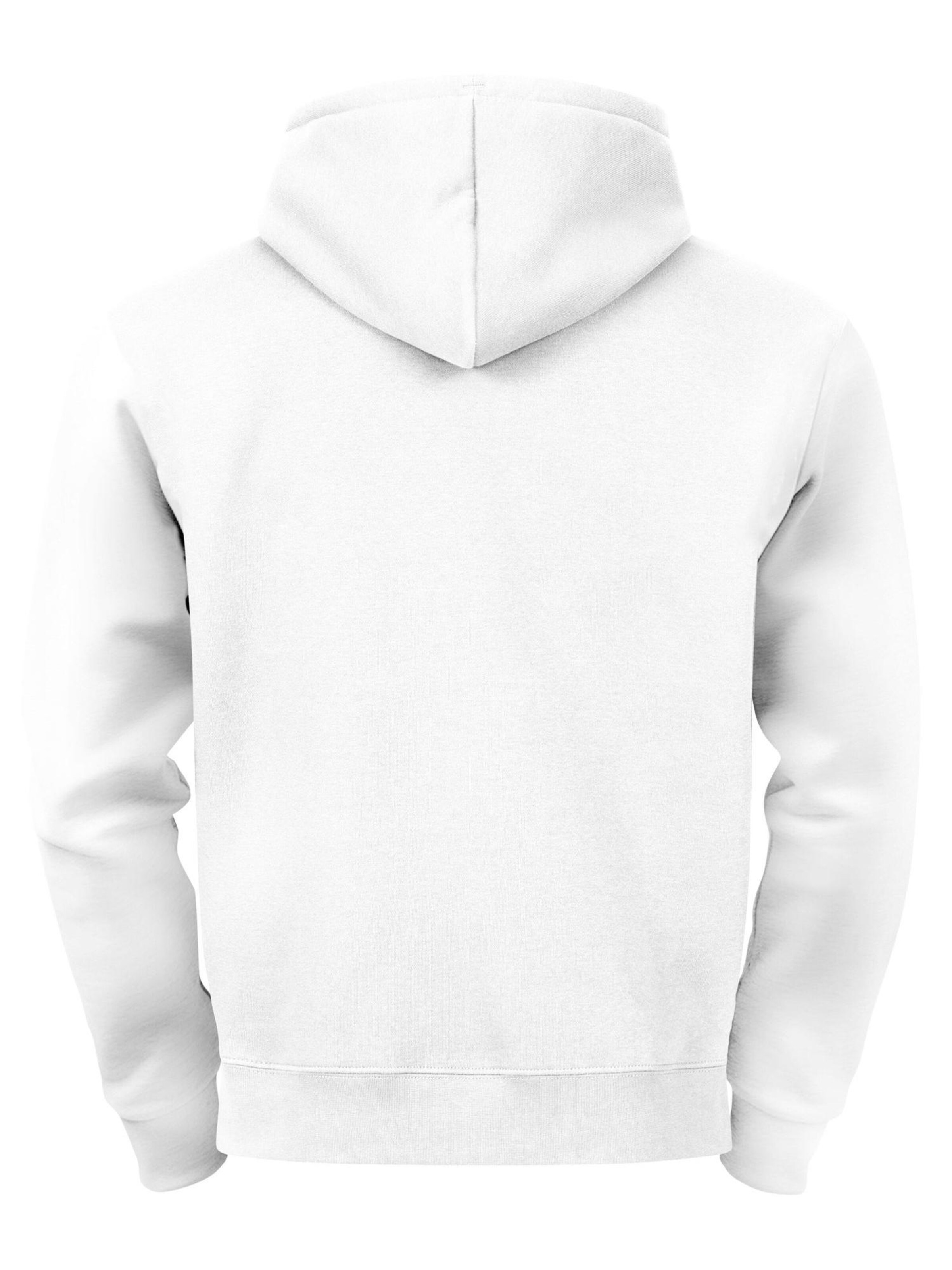 Neverless Sweatshirt 'Waldkette' in White