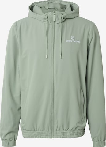 Sergio Tacchini Trainingsjack 'Carson' in Groen: voorkant
