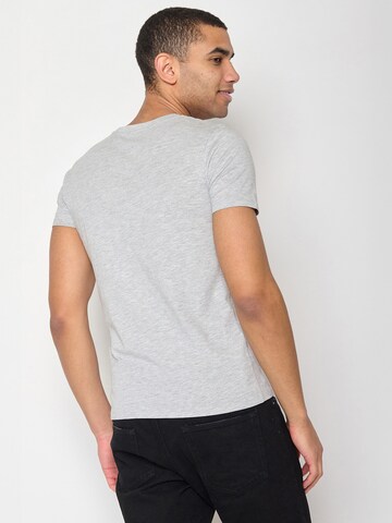 T-Shirt 'Animal Donkey Ski' GREENBOMB en gris