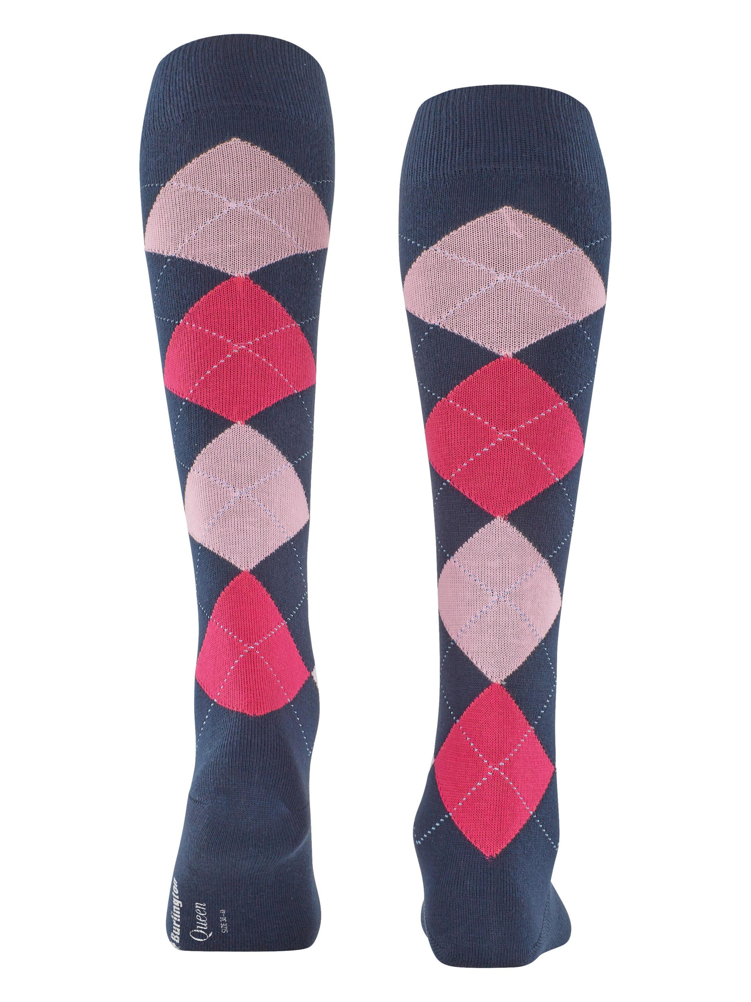 BURLINGTON Overknee Strümpfe 'Queen'‌‌‌‌‌‌‌‌‌ in Blau
