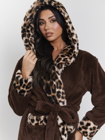 Loungeable Long Bathrobe in Brown