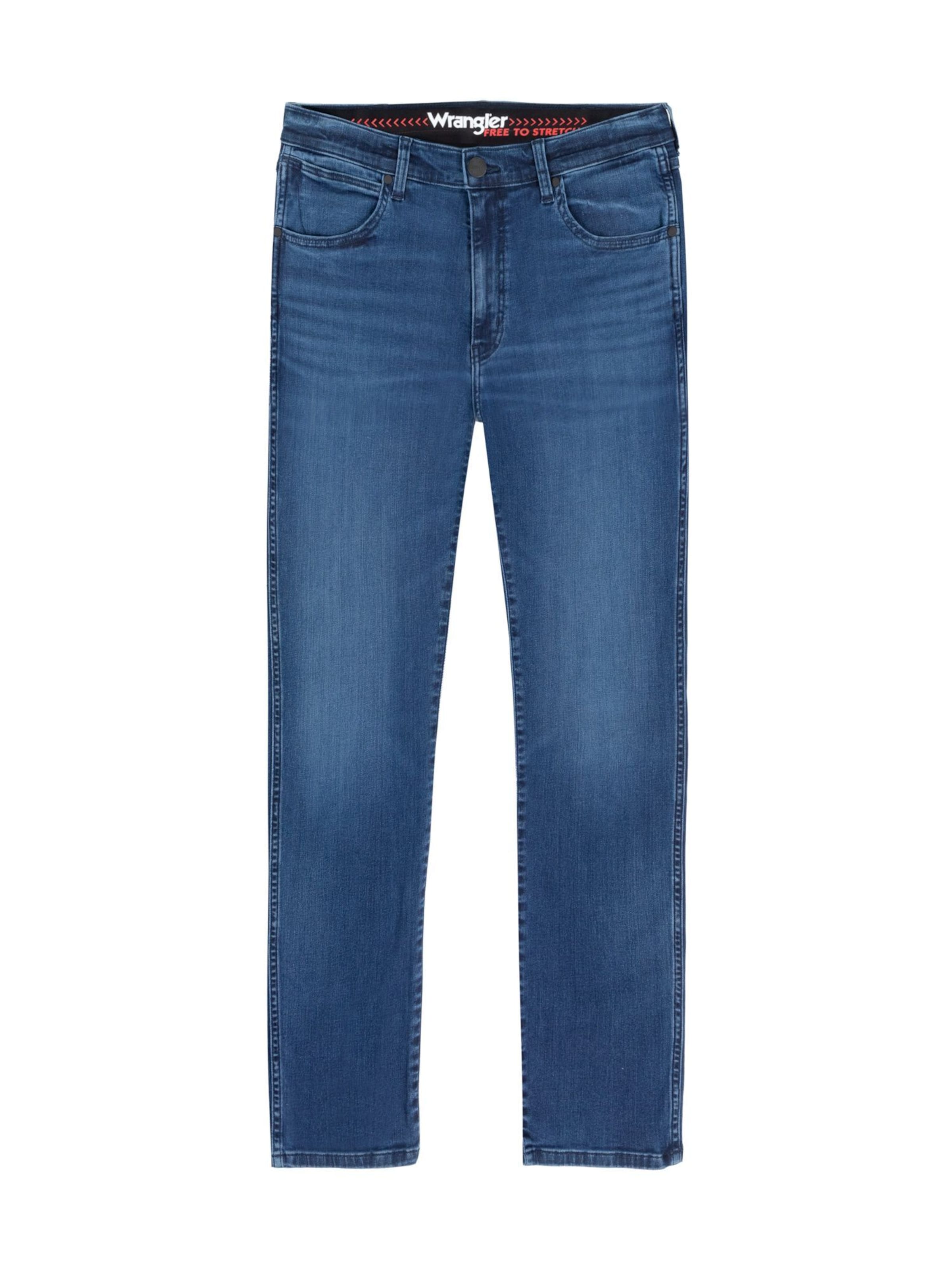 WRANGLER tavaline Teksapüksid 'LARSTON', värv sinine: eest vaates