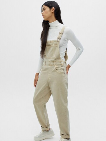 Pull&Bear Jumpsuit in Beige