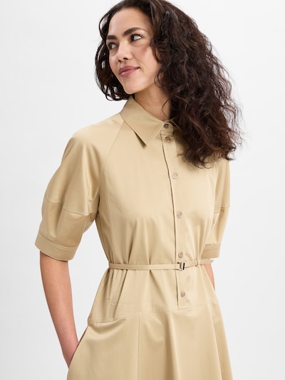 BOSS Blousejurk ' Delaurena ' in de kleur Beige, Productweergave