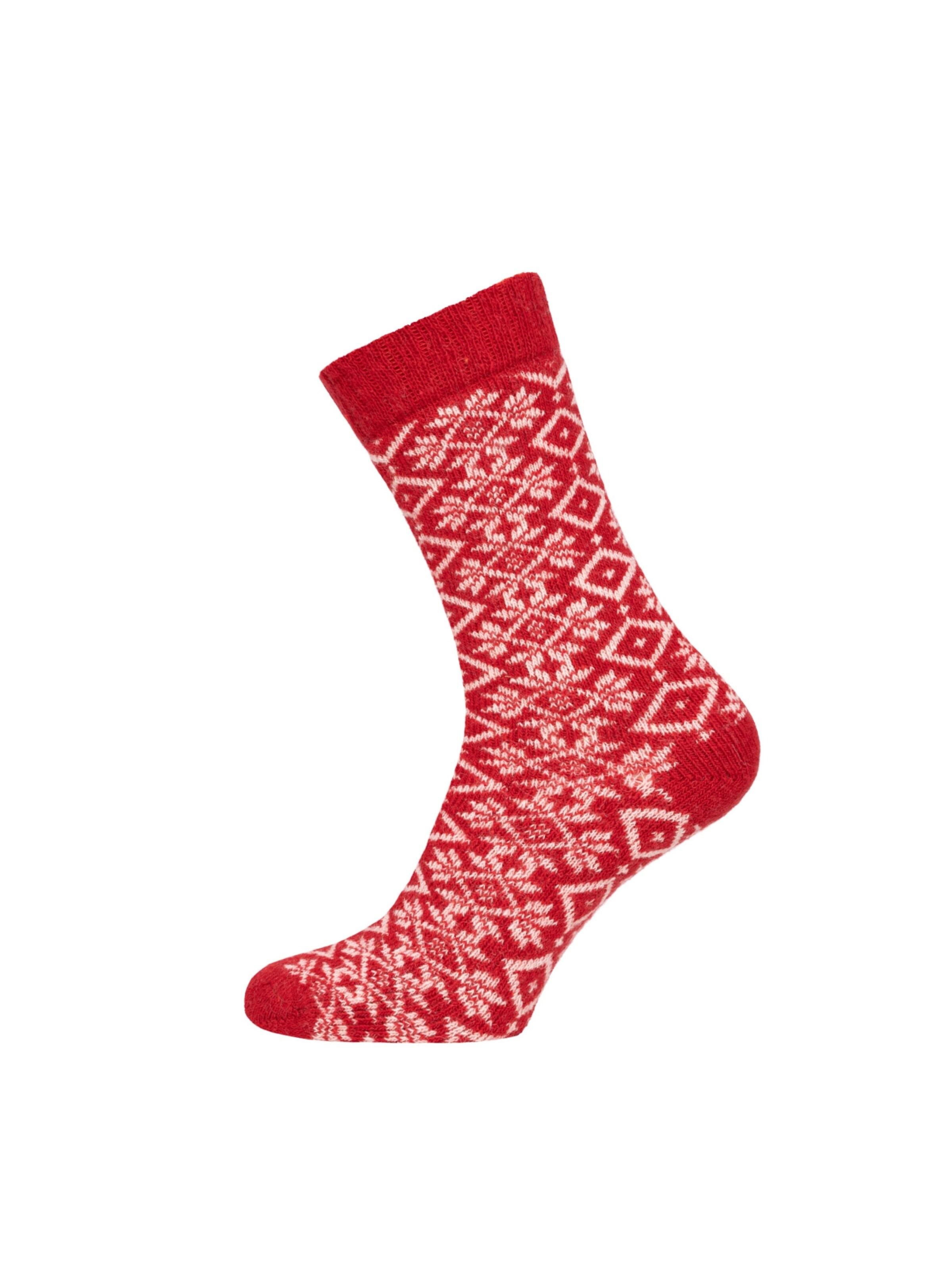 HomeOfSocks Socks 'HOS455' in Red: front