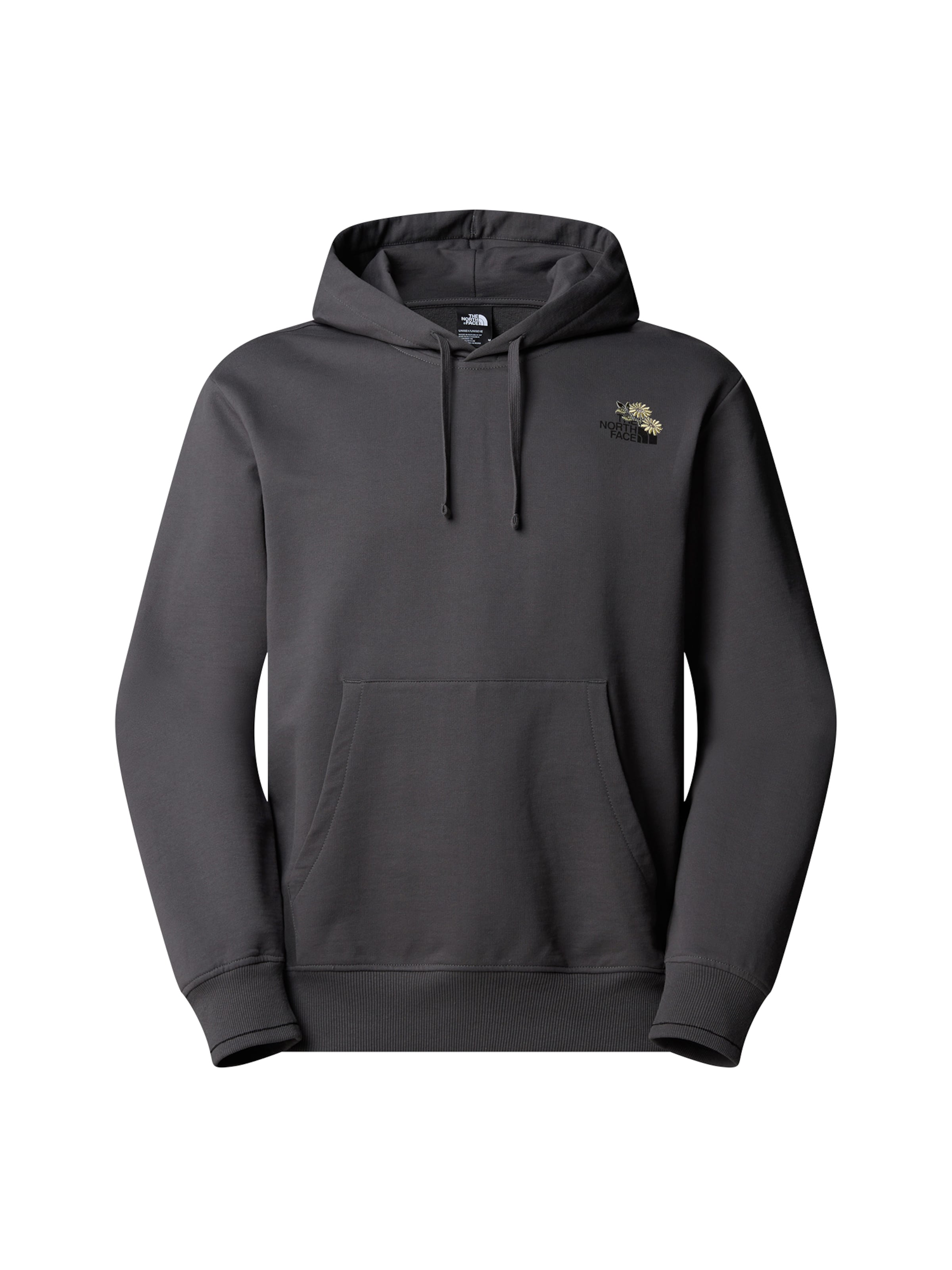THE NORTH FACE Sweatshirt 'Flower Dome' in Grijs: voorkant