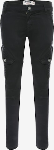 Coupe slim Pantalon BLUE EFFECT en noir : devant
