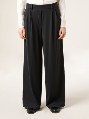 CALZEDONIA Wide Leg Hose 'Comfy Flex' in Schwarz: Vorderseite