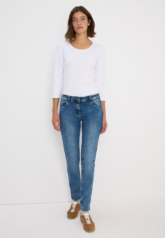 CECIL Regular Jeans 'Scarlett' in Blau