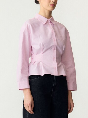 YAS Bluse 'YASOxima' i lilla