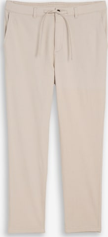 Pantalon chino TOM TAILOR en beige : devant