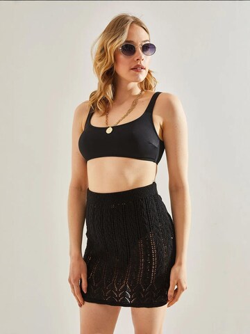 Jupe Bianco Lucci en noir