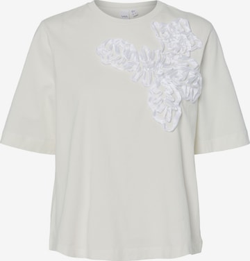 T-shirt 'YASVisely' YAS en blanc : devant