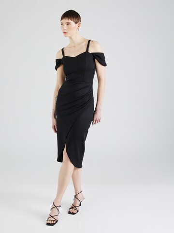 Sistaglam Cocktail dress 'NISS' in Black: front