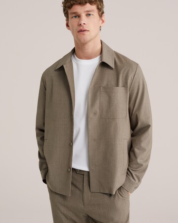 WE Fashion Between-season jacket in Grey: front