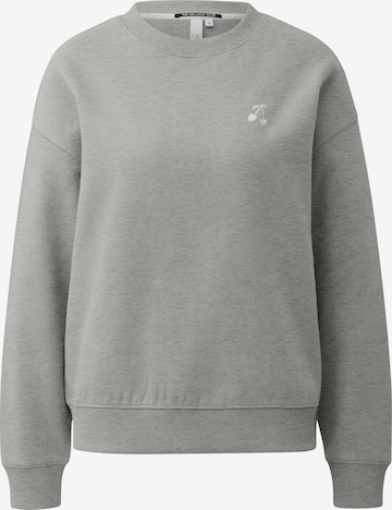 QS Sweatshirt in Grau: Vorderseite