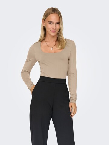 ONLY Shirt 'ONLEA' in Beige: front