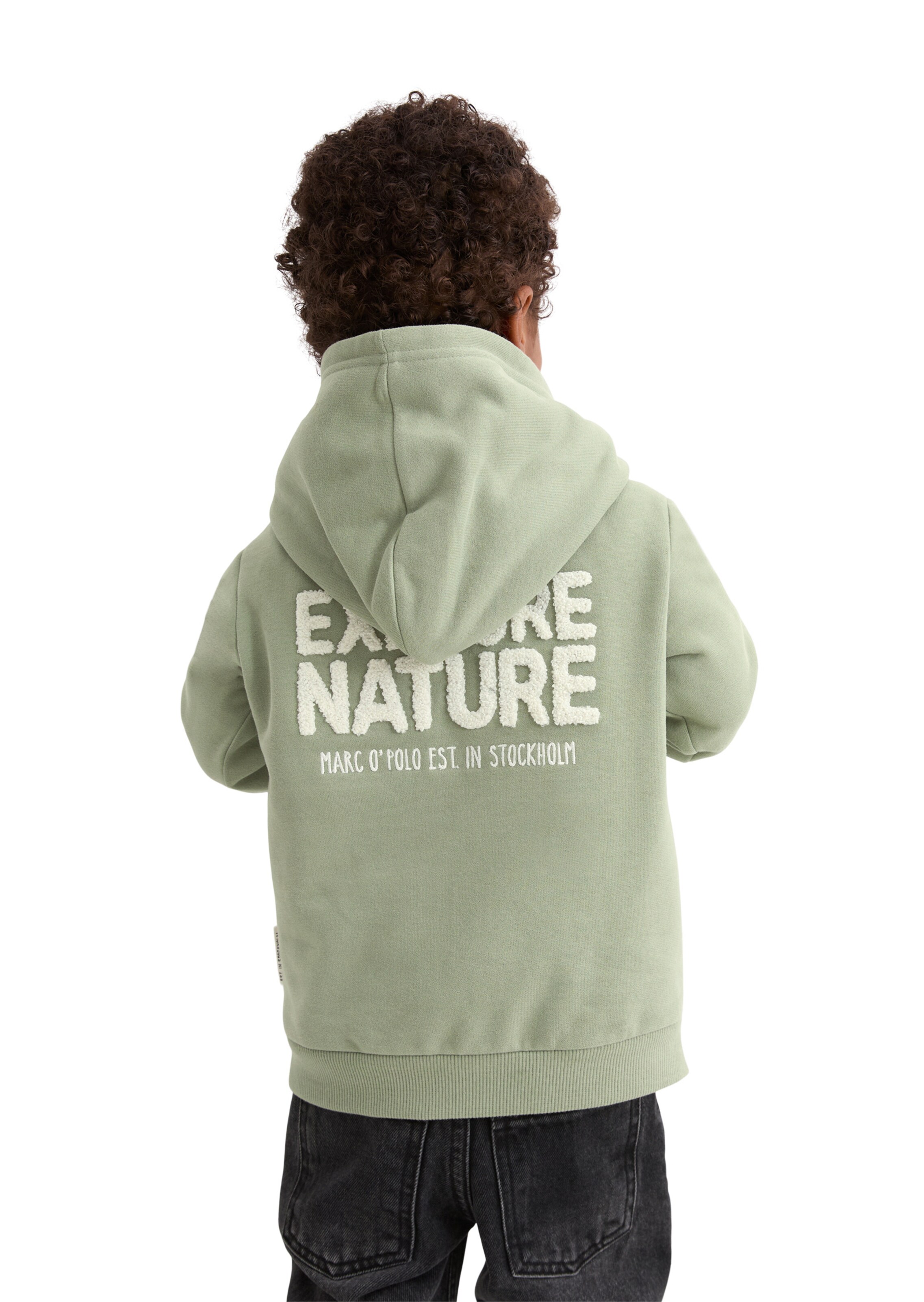 Marc O'Polo Sweatshirt in Grün