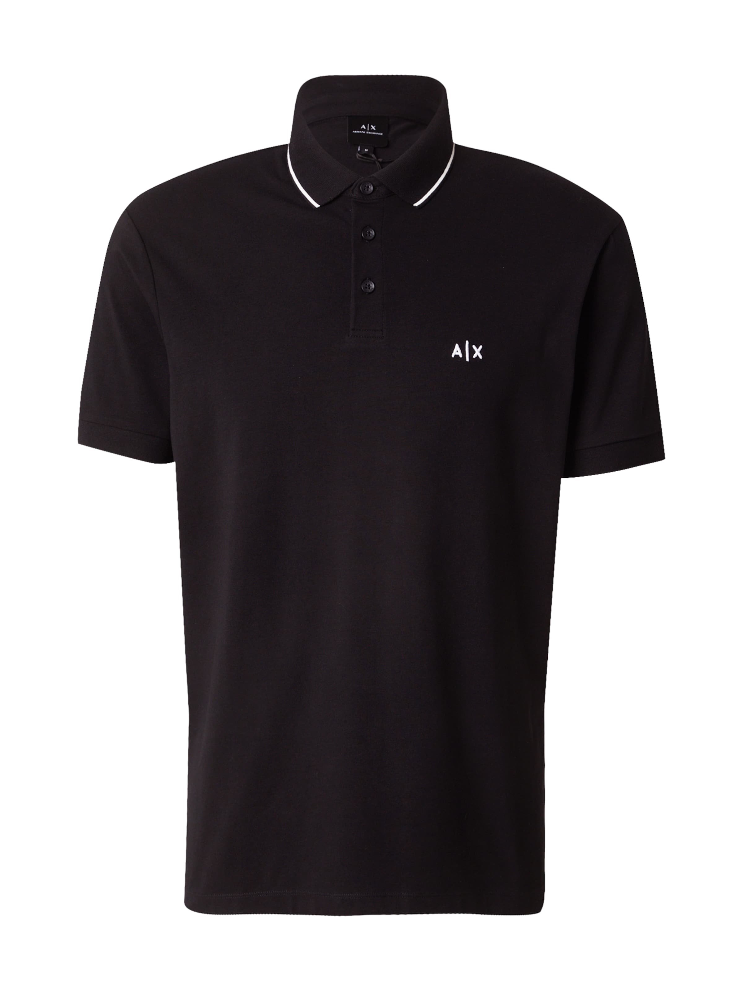 ARMANI EXCHANGE Shirt in Zwart: voorkant