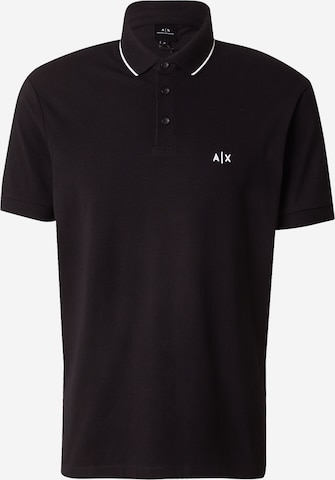 Tricou de la ARMANI EXCHANGE pe negru: față