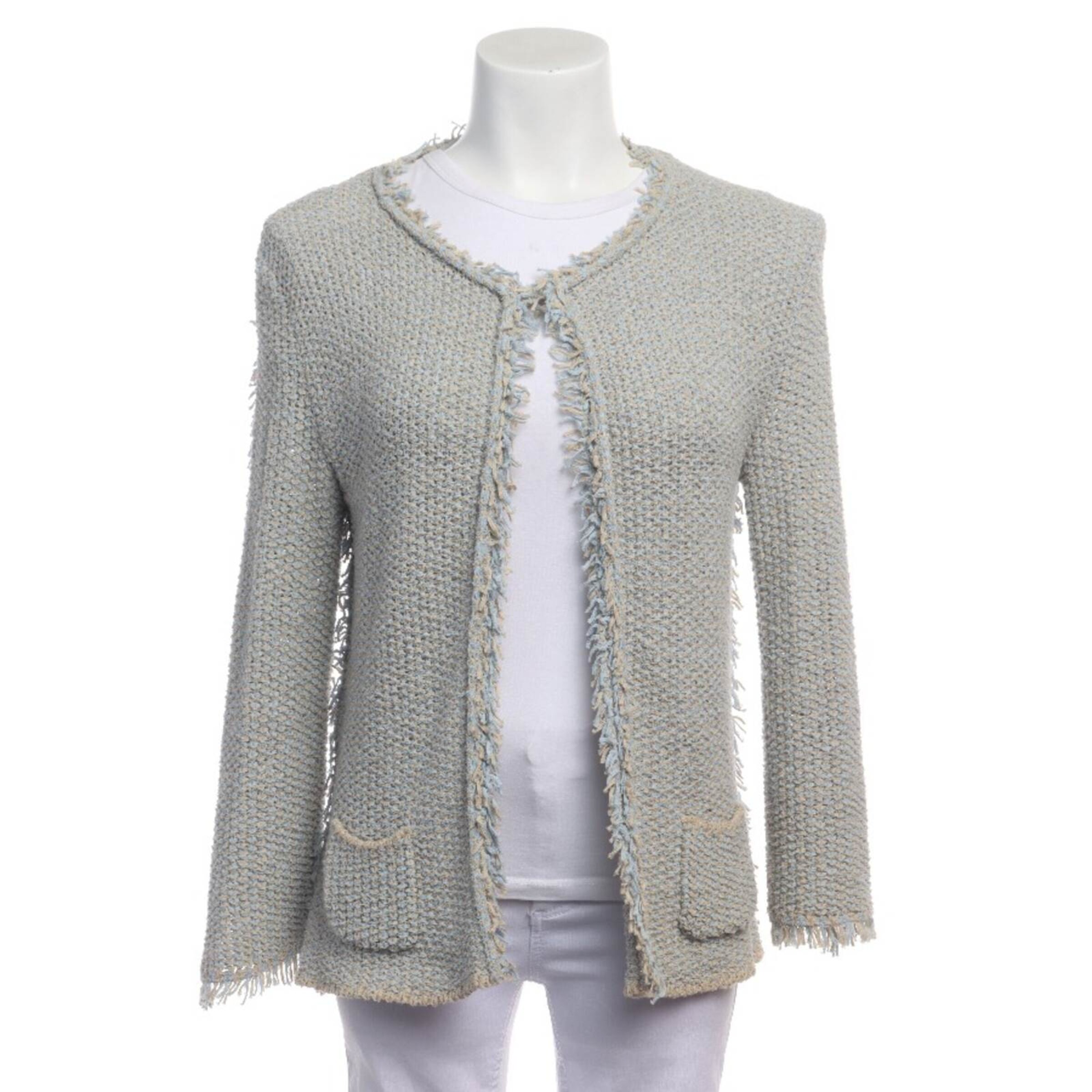 Marc Cain Pullover / Strickjacke S in Blau: Vorderseite