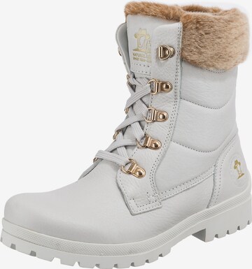 Bottines à lacets 'Tuscani' PANAMA JACK en blanc : devant