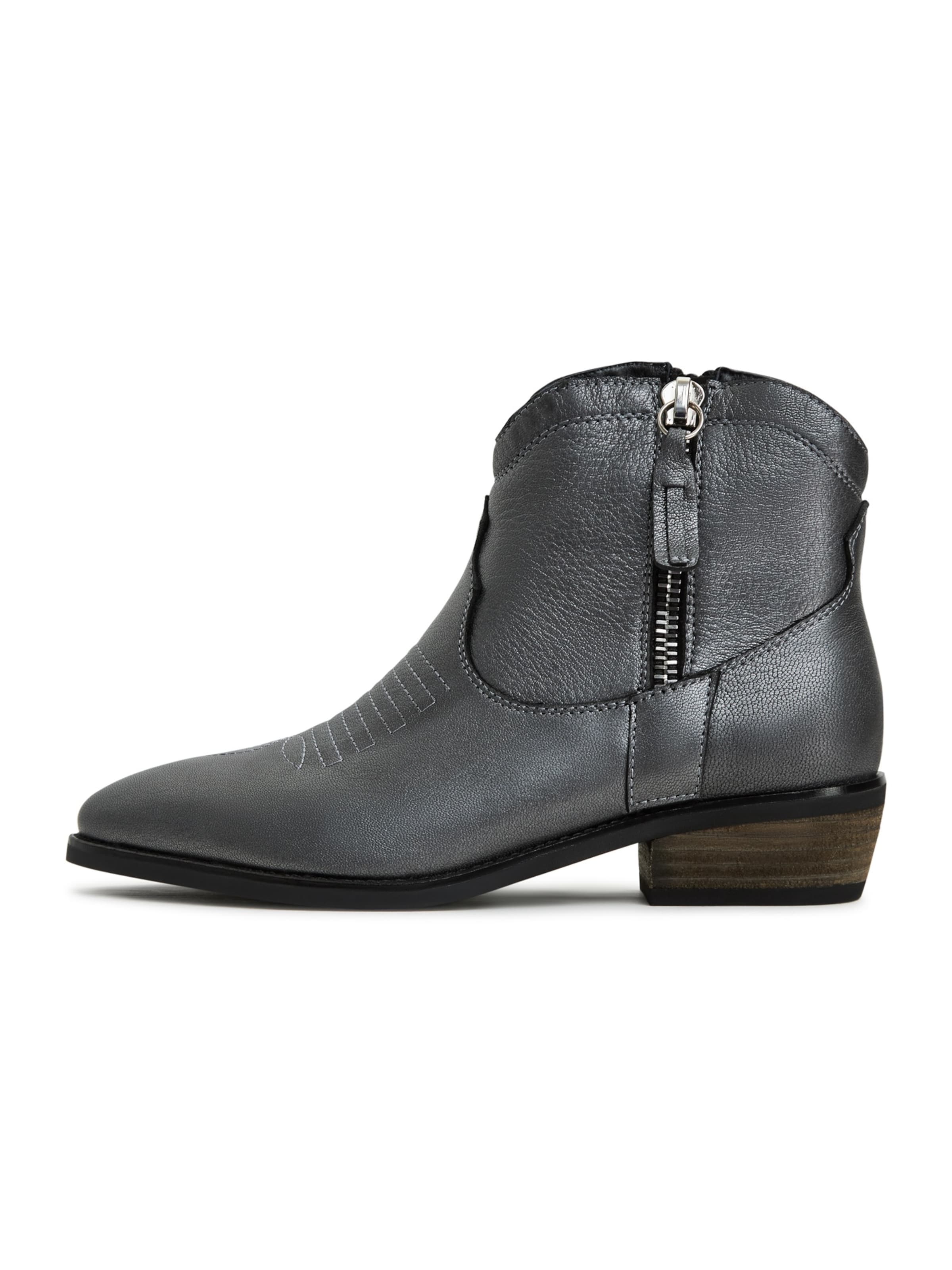CESARE GASPARI Stiefel in Grau: Vorderseite