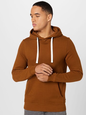 TOM TAILOR Sweatshirt in Braun: Vorderseite