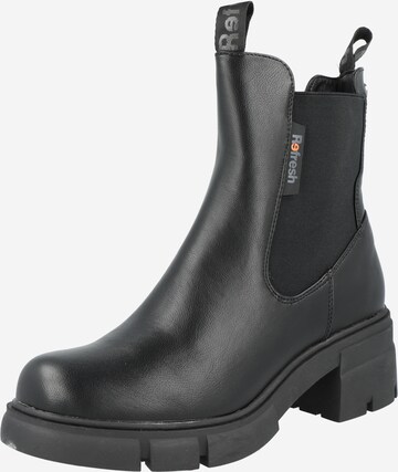 Refresh - Botas Chelsea en negro: frente