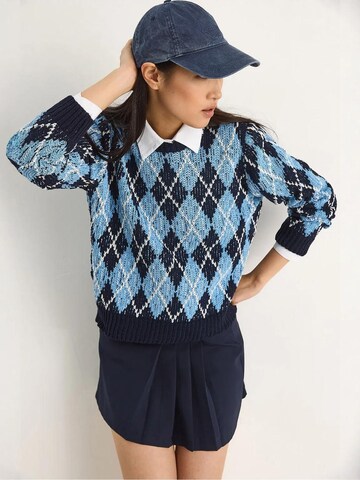 Bianco Lucci - Pullover 'Pullover' em azul