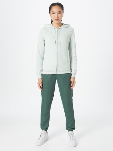 ADIDAS SPORTSWEAR Тренировочный костюм 'Essentials Logo French Terry' в Зеленый: спереди