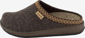 ROHDE Clogs 'Novara-D' in Bruin: voorkant