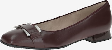 CAPRICE Ballet Flats in Red: front