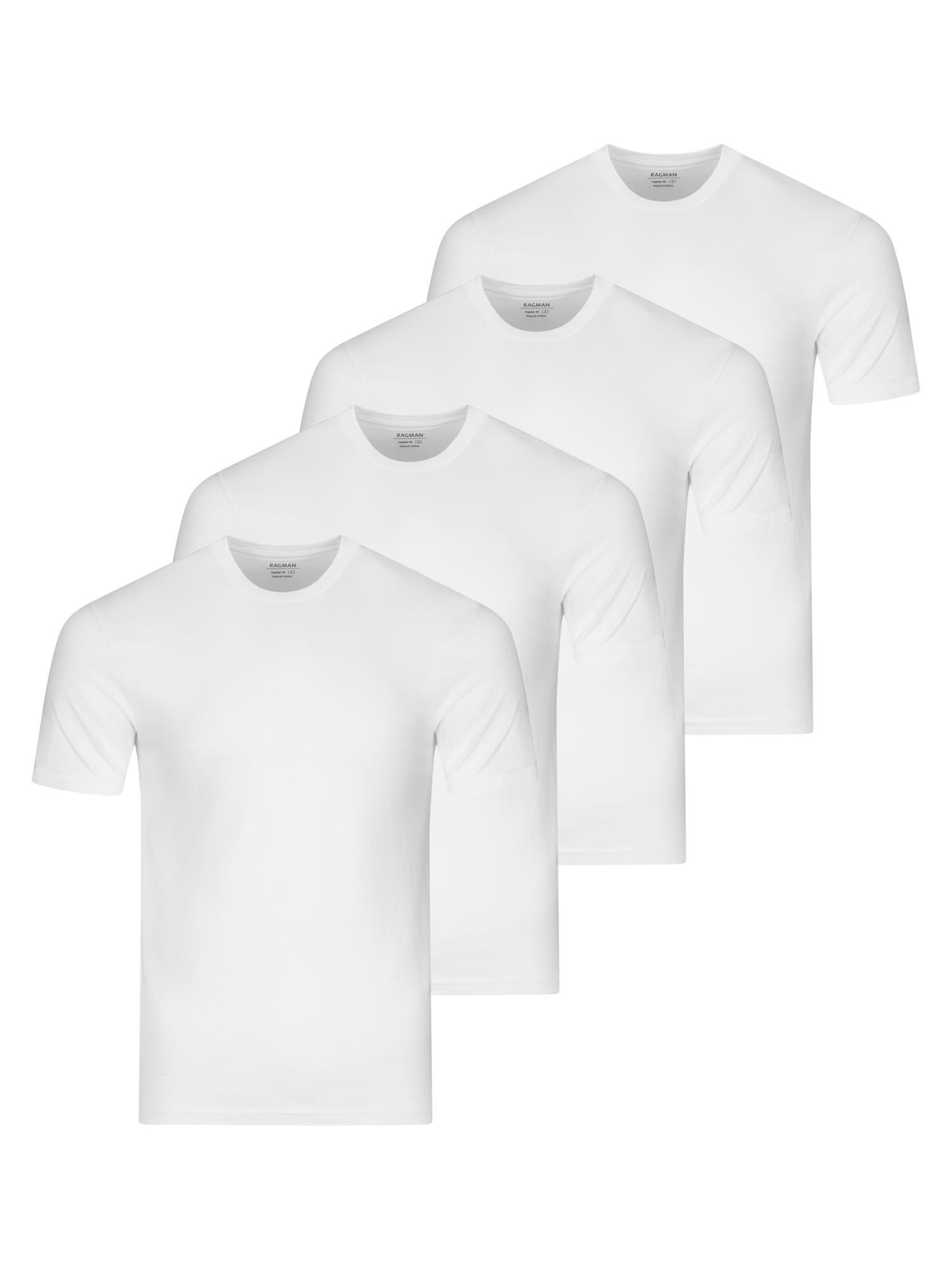 Ragman Undershirt 'Basic' in White: front