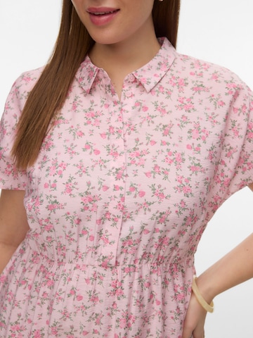 Vero Moda Curve Blusekjole 'VMCJosie' i pink