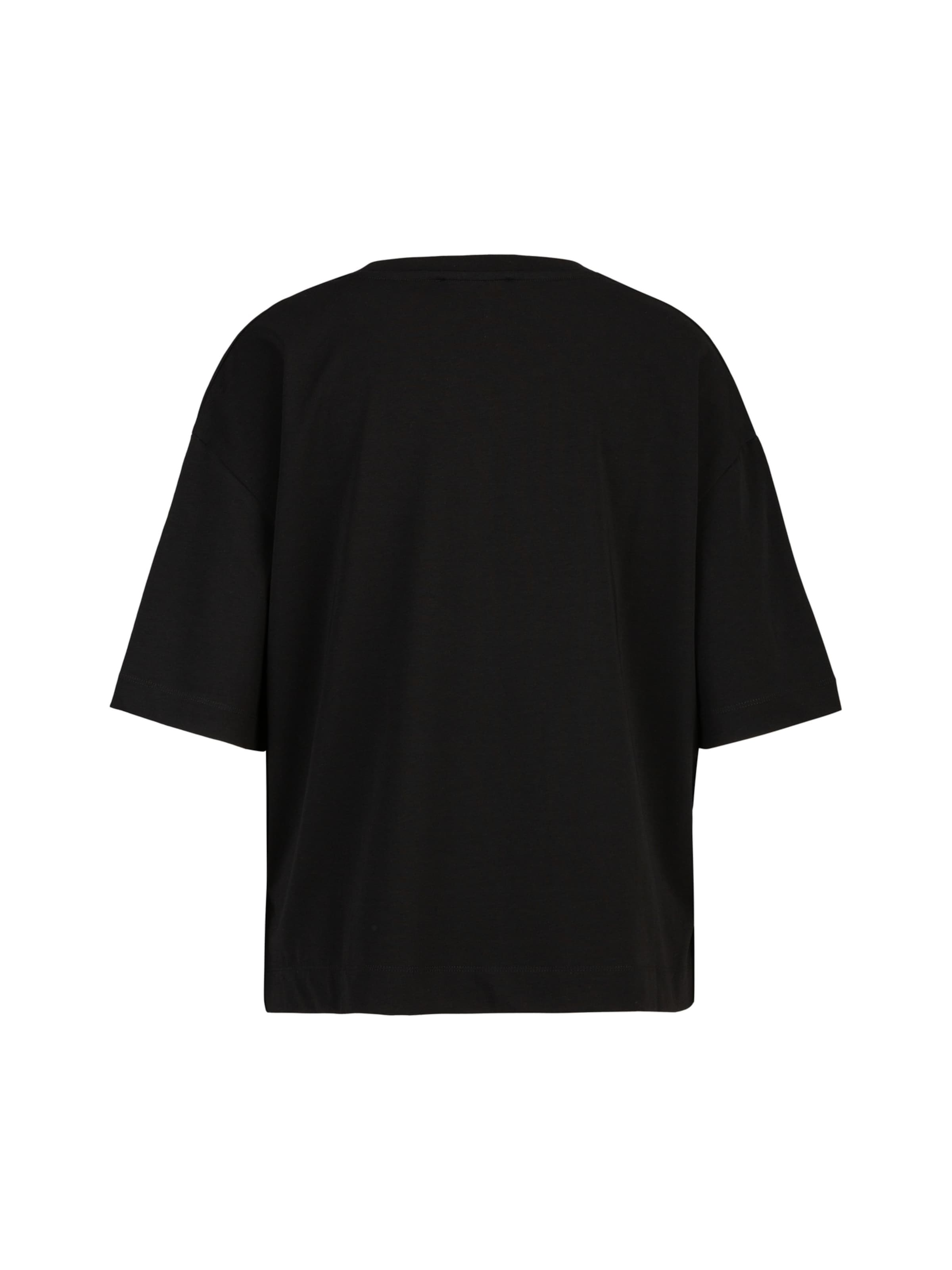 melns 19V69 ITALIA T-Krekls 'Petonia New Baroque'