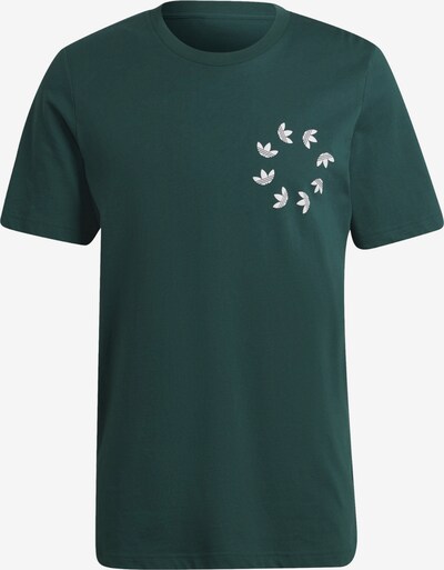 ADIDAS ORIGINALS Μπλουζάκι 'Spinner' σε σκούρο πράσινο / λευκό, Άποψη προϊόντος