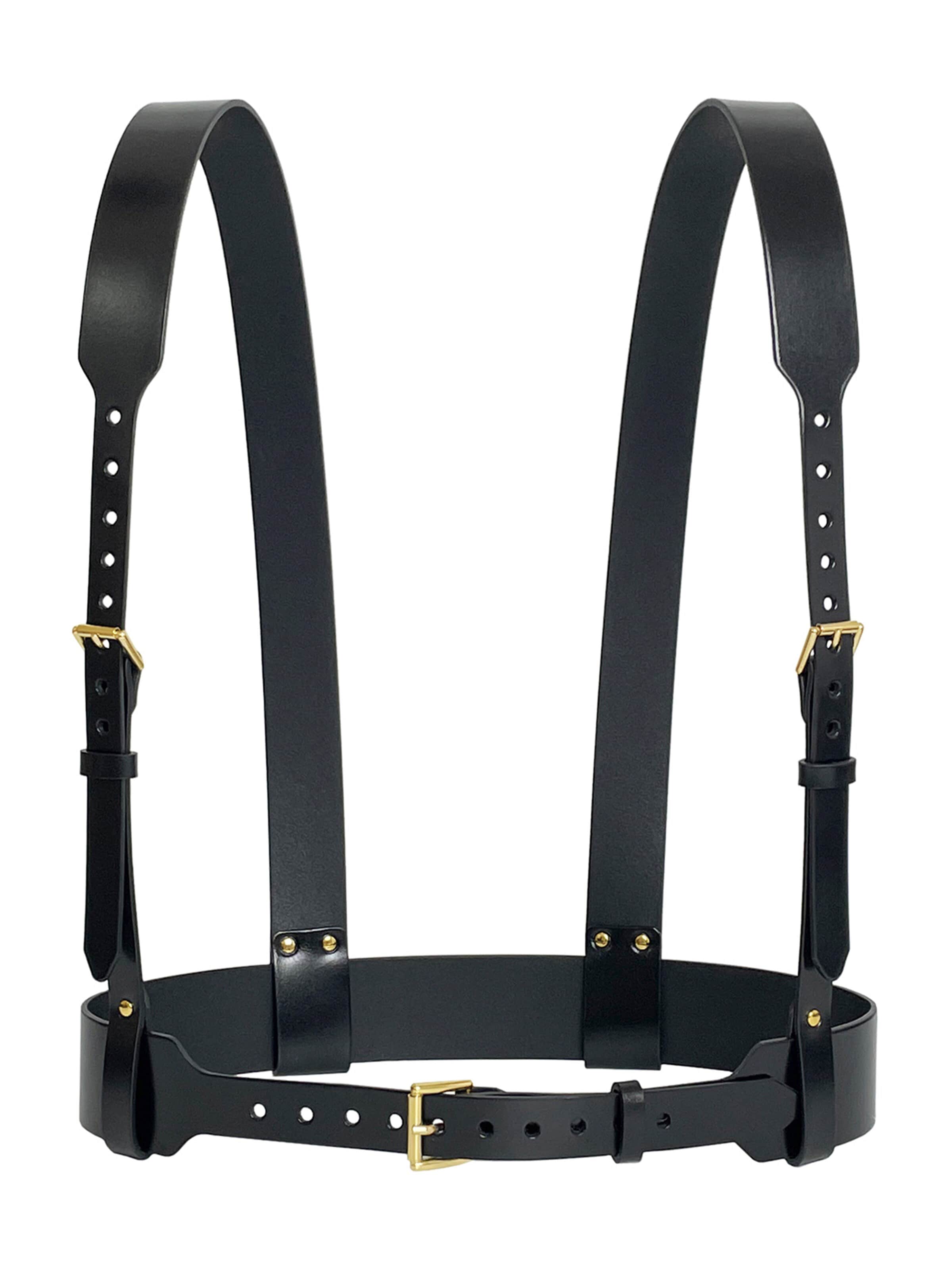Haute Cuir Belt 'Ceremony' in Black: front