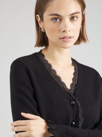 VILA Strickjacke 'VIRIL' in Schwarz