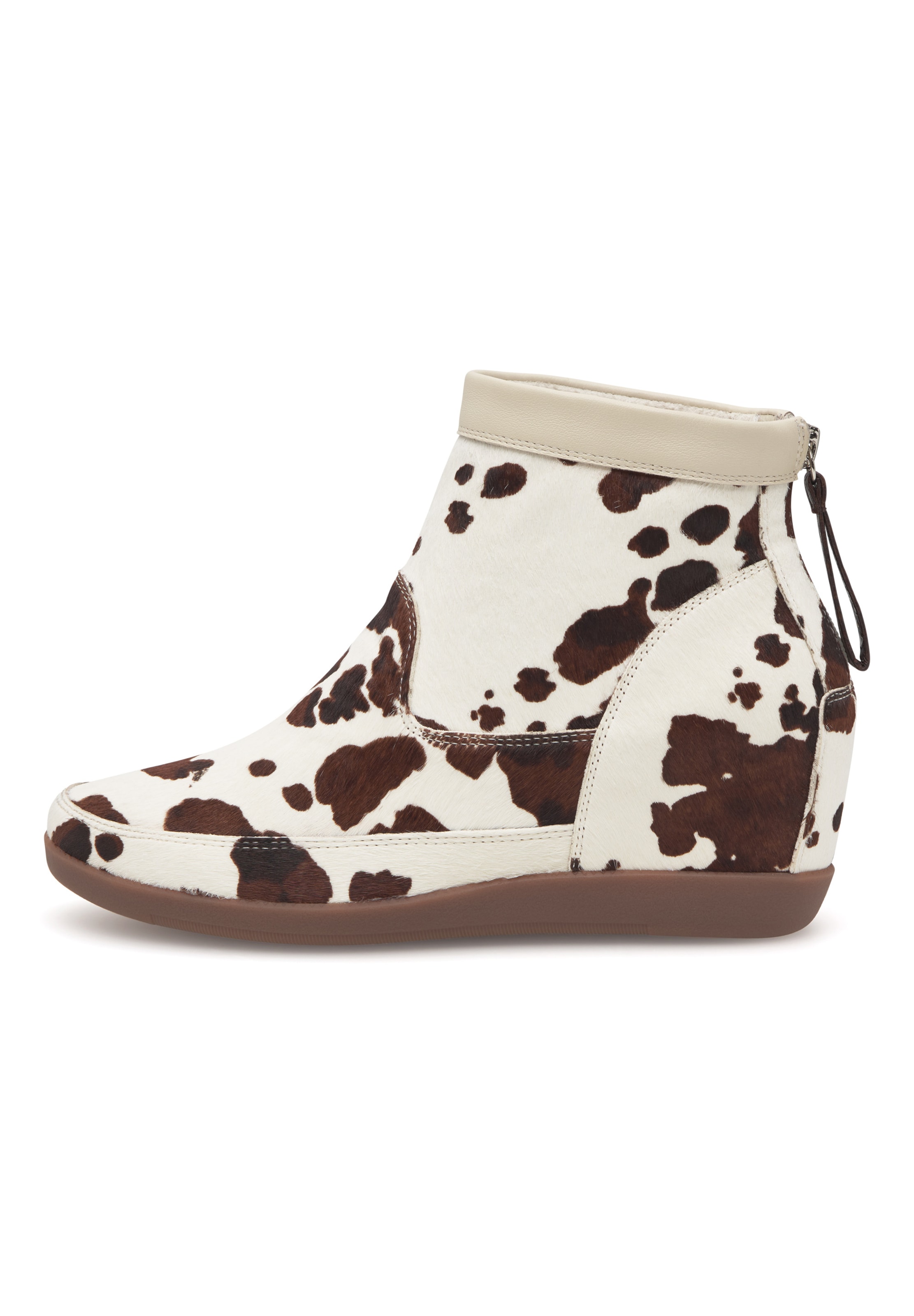 WODEN Støvletter 'Emmy Animal' i hvid: forside