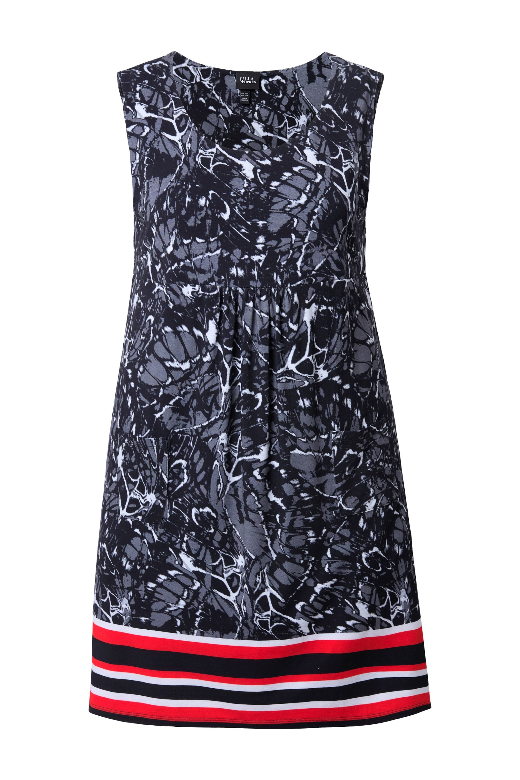 Ulla Popken Платье в Серый: спереди