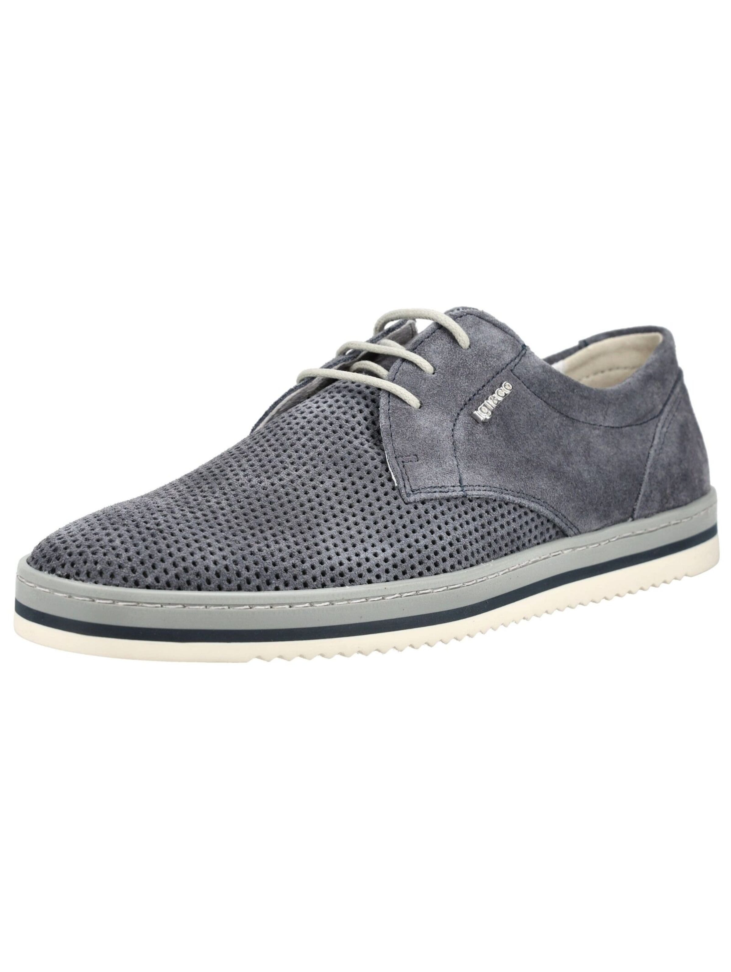 IGI&CO Athletic lace-up shoe in Blue: front