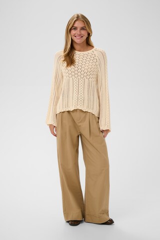 SAINT TROPEZ Pullover 'PerlitaSZ' in Beige
