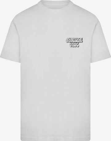 Mister Tee - Camisa 'Growing Rich Crown On' em branco: frente