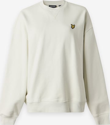Sweat-shirt Lyle & Scott en blanc : devant