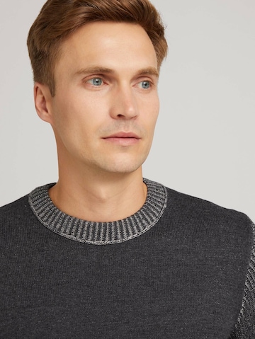 TOM TAILOR Pullover in Grau