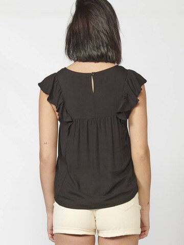 KOROSHI Bluse in Schwarz