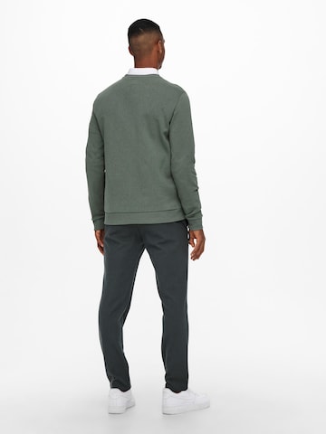 Only & Sons Regular fit Sweatshirt 'Ceres' in Green